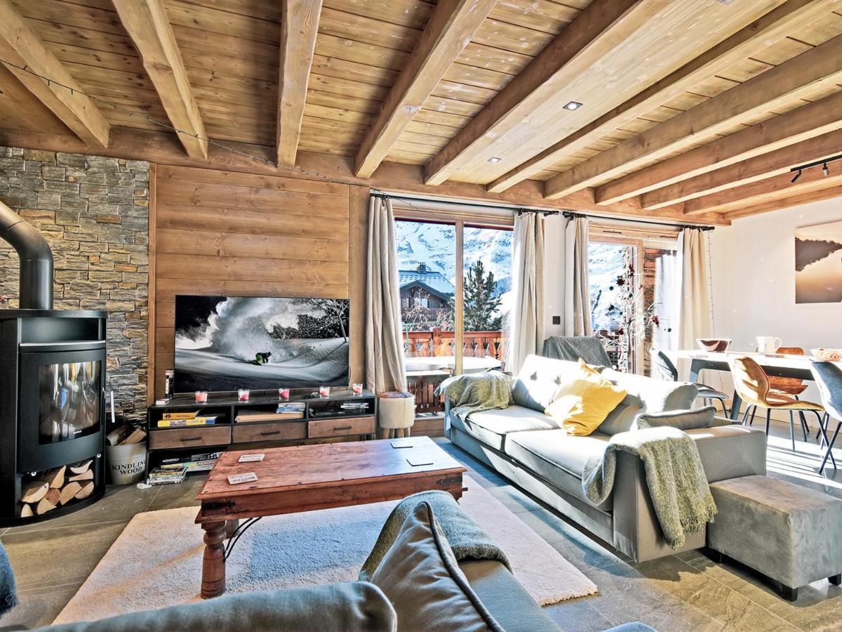 サン・マルタン・ド・ベルヴィル Chalet Familial Aux Menuires, Sauna, Parking, Proche Pistes De Ski - Fr-1-613B-12ヴィラ エクステリア 写真